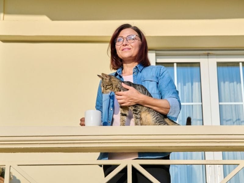 Ideas para crear un balcón seguro y divertido para tu gato